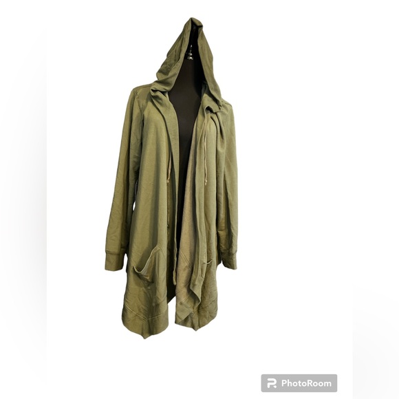 evy's tree Sage Hooded Cardigan - Picture 1 of 4